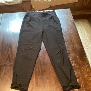 Stylish Black Pants with Bow Detail